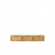 Szeroka wisząca szafka z szufladami - Möbel SKY